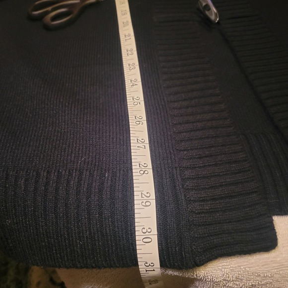 Lane Bryant Black Hooded Kit Button Sweater size 18/20 - Picture 8 of 10